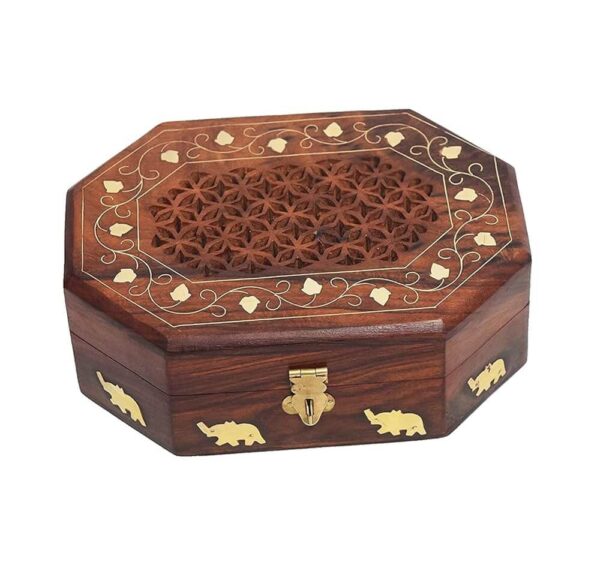Engraved Wooden Altar Box (Handcrafted)