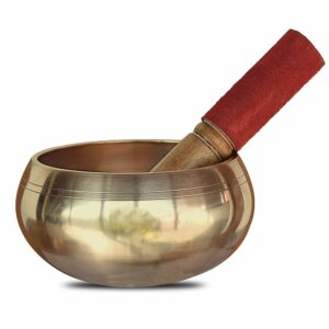 Tibetan Singing Bowl (Brass with Mallet)